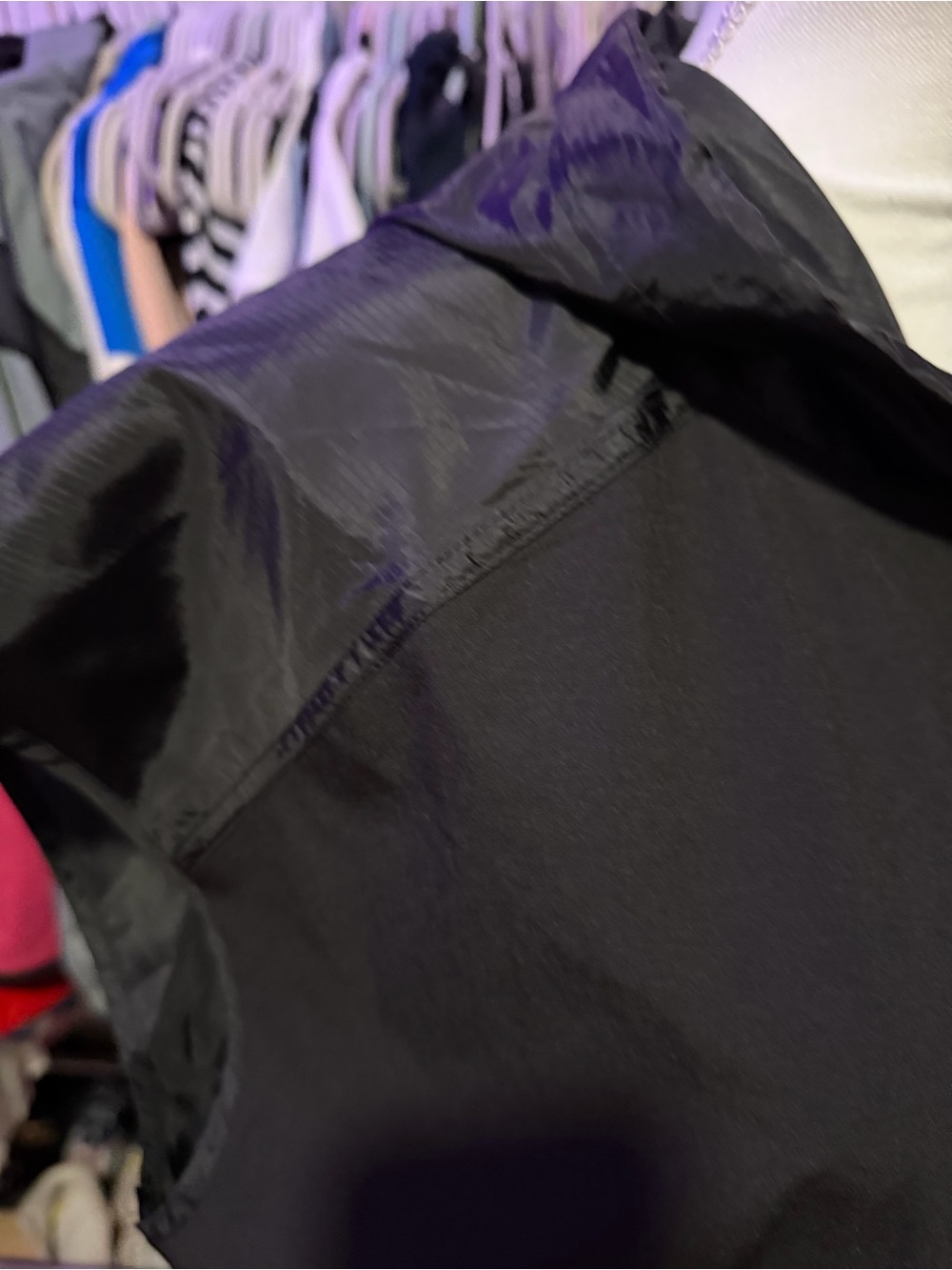 Avia Black Sleeveless Hooded Pullover Top - Picture 5 of 10